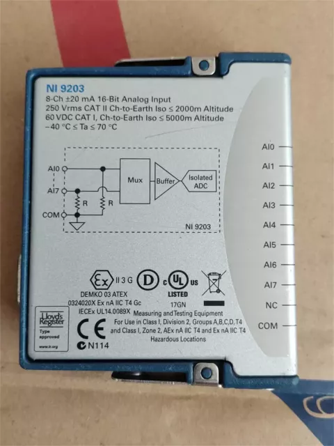 1pc Open box NI 9203 cDAQ Analog Current Input Module