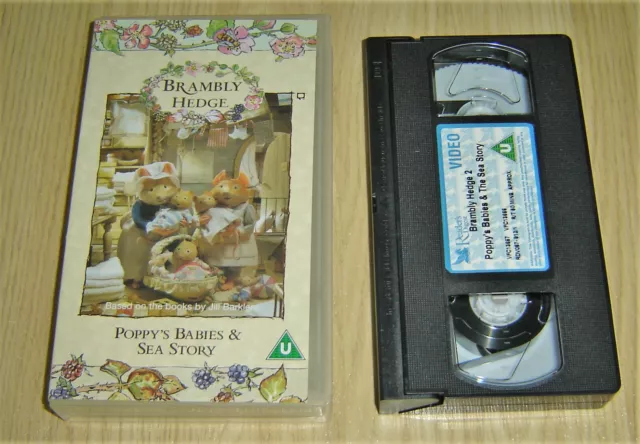 Brambly Hedge 2 Poppy's Babies & Sea Story Vhs Video Tape Readers Digest