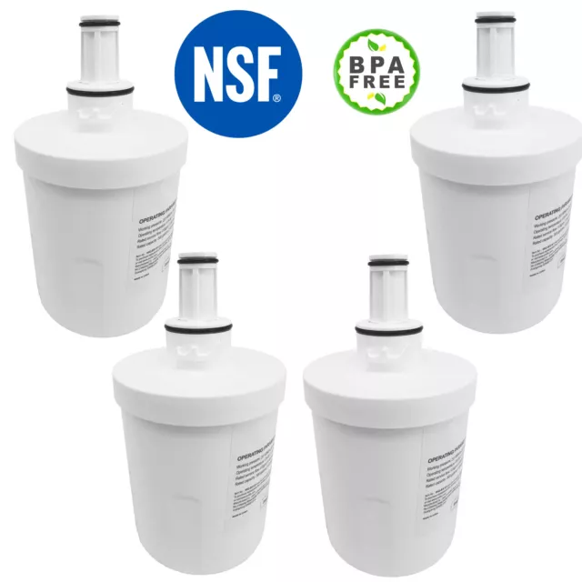 4x Fridge Water Filter For Samsung DA29-00003G-2 DA29-00003GWF OR DA29-00003WF