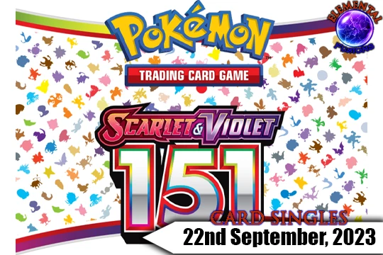 Pokémon TCG - SV2a-MEW 151 Scarlet & Violet Singles (Any 4+ 40% Off)