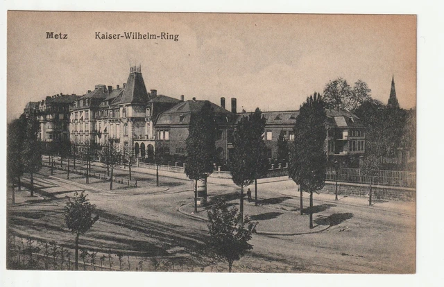 METZ - Moselle - CPA 57 - Rues - le boulevard Empereur Guillaume