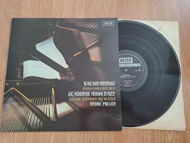 SXL 6555 Rachmaninov Piano Concerto No.3 Ashkenazy Previn LSO Near Mint