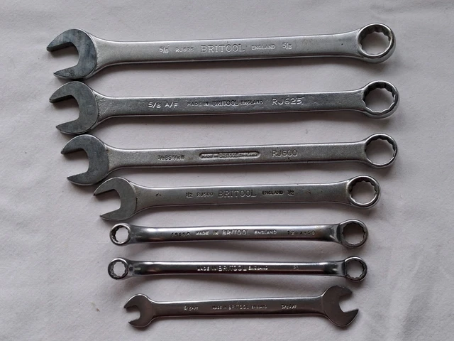 5 Piece S Shape Obstruction Ring Spanner Set - 10 11 12 13 14 15 16 17 18 19 Mm 2650 P