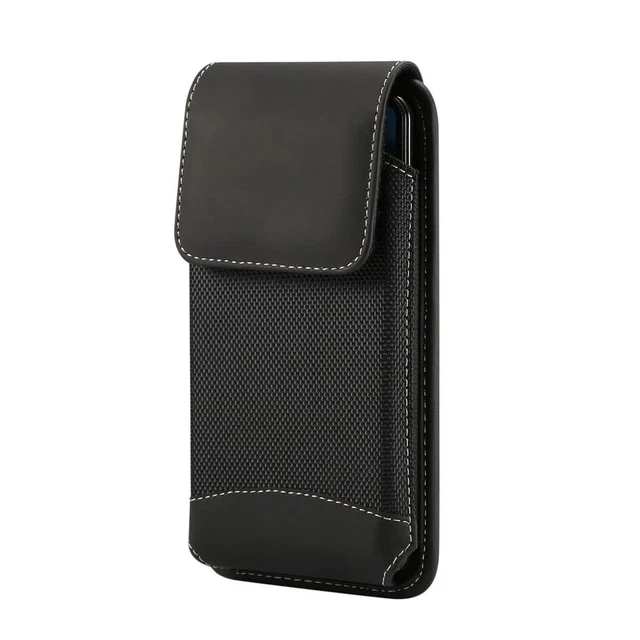 Étui Nylon Pour Nokia E72 - Housse Ceinture Avec Doubles Passants Verticaux (NEUF)