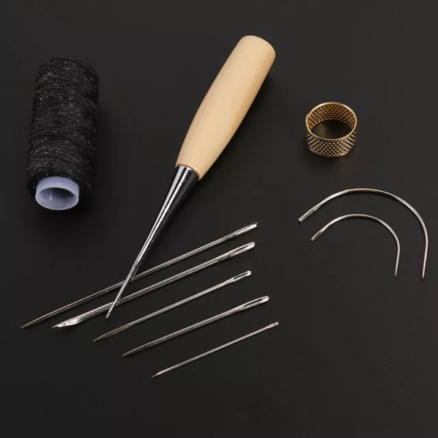 Cuir Piqué Aiguilles Filetage Dés à Coudre Hand&sewing Outils Couture Aiguilles