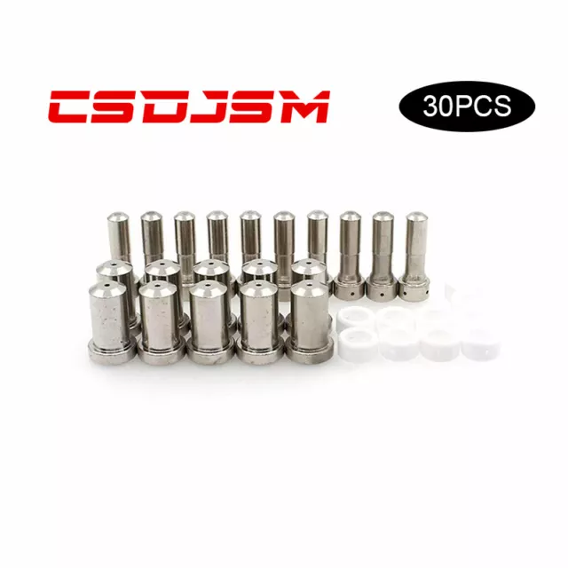 30pcs Plasma Cutter Electrode Tip Nozzles 33366XL 33367 33418 for PT-23/27 80A