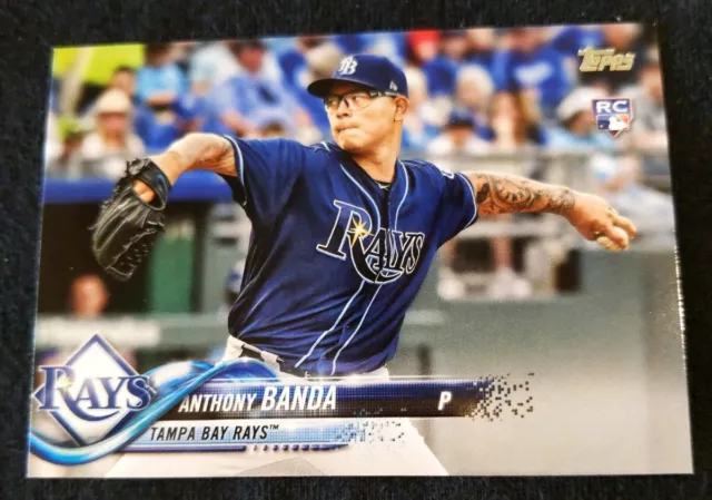 2018 Topps Update Series #US290 Anthony Banda Tampa Bay Rays RC Rookie Card