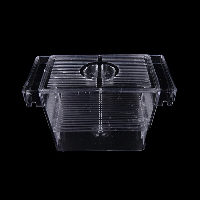 Aquarium Fish Tank Guppy Breeding Breeder Isolation Incubator Trap Box Hatc.*7H