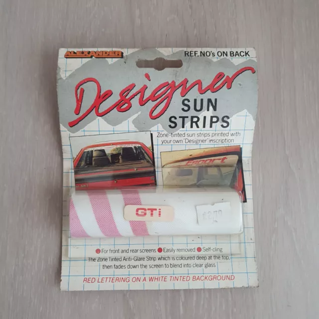 Alexander AG 286 0 296959 Strisce solari auto aggrappanti tinte a zona di design per GTI
