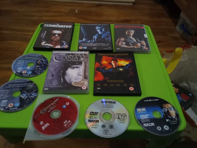 DVD BUNDLE ARNOLD Schwarzenegger Action Movies * See Description For