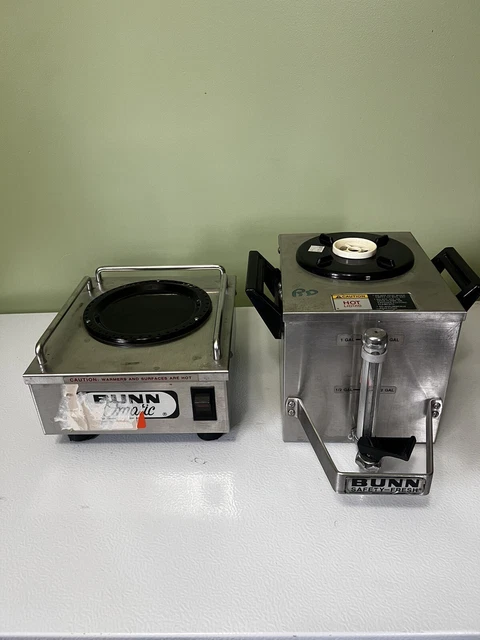BUNN Portable Warmer And 1 Gallon Coffee Server