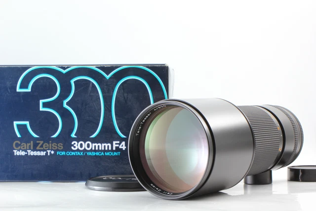 Verpackt [Beste Mint] Contax Carl Zeiss Tele-Tessar T 300mm F/4 Linse Mmj C/Y