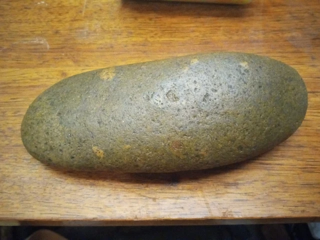 Found Stone Indian Celt Weapon Hemlock Lake Ny