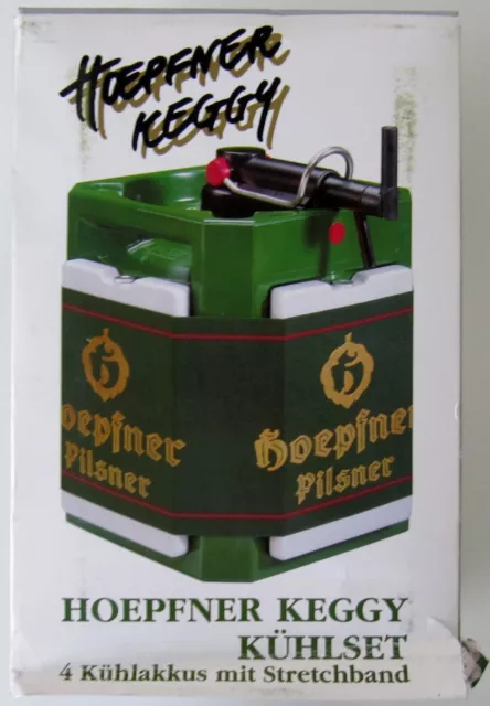 New Boxed + Slipcase: Keggy Barrels Kühlset 4x Ice Pack With Stretchband!