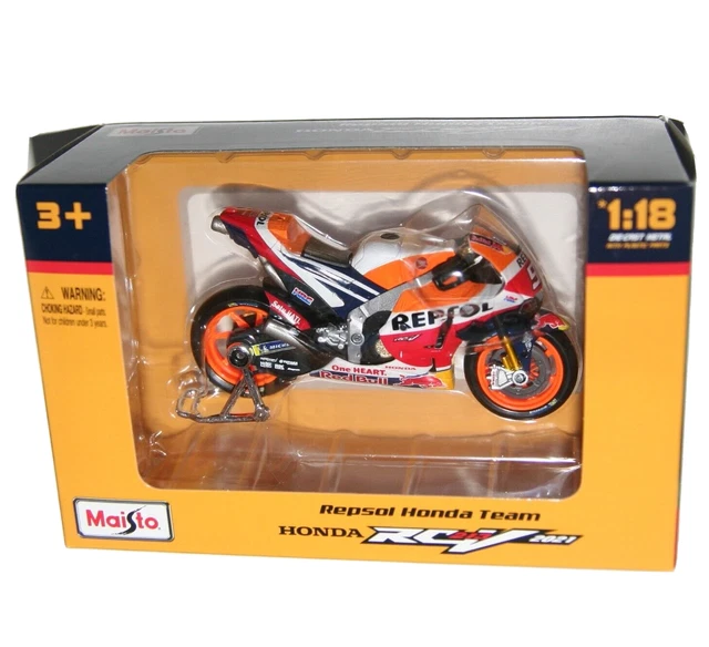 Repsol Honda RC213V 2018 #93 Marc Marquez - Moto GP 1:18 Alliage Collection