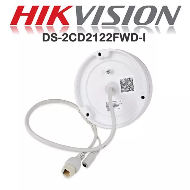 HIKVISION DS-2CD2122FWD-I HD Dome Camera 2MP Fixed Lens IR Range 30M IP Outdoor 3