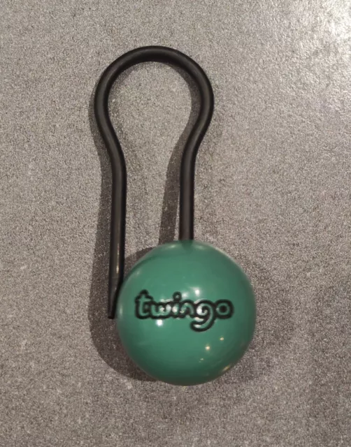 Rare porte-clé " Renault TWINGO " Boule Vert Coriandre ( Lancement 1993 )