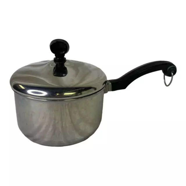 Farberware Double Boiler 2 qt Saucepan Lid USA Yonkers Sauce Pan Pot