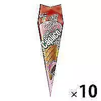 Japanese Popular sweets Giant Caprico Strawberry Chocolate x 10 Pieces / JP 6325