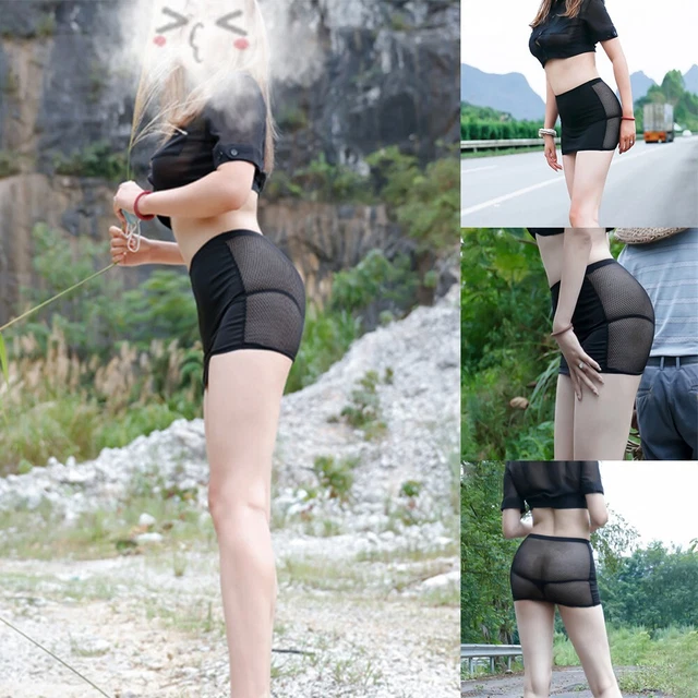 Pacchetto Donna Gonna Cool Minigonna Pacchetto Prospettiva Abbigliamento Estivo