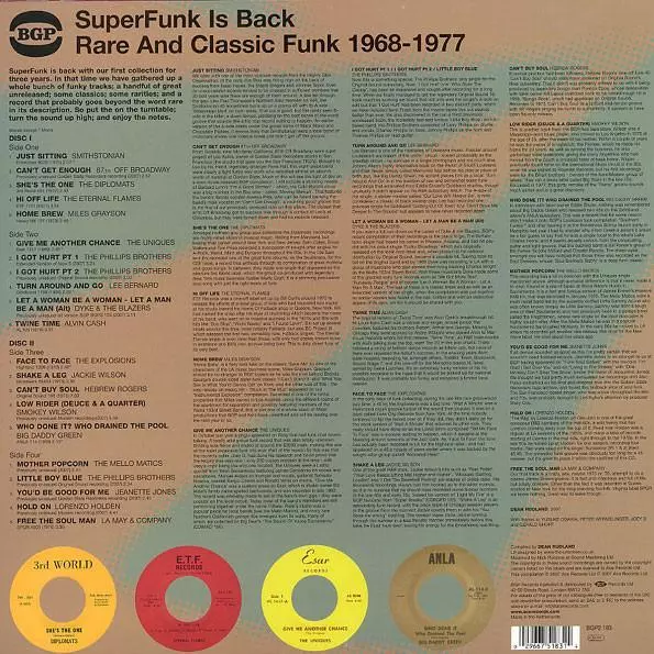 SUPER FUNK VOLUME 5 Various Artists - New & Sealed 2X LP Vinyl Soul Funk (BGP) 2