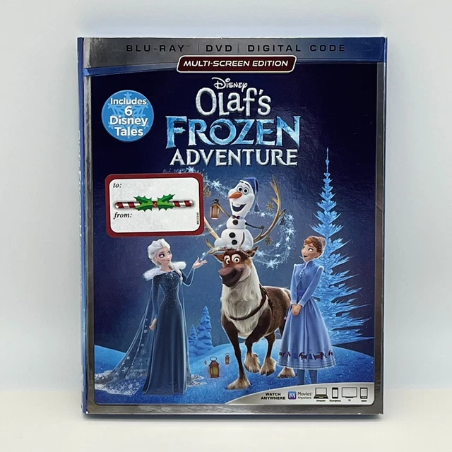 OLAF'S FROZEN ADVENTURE Plus 6 Disney Tales (Blu-ray/DVD 2018) Disney ...