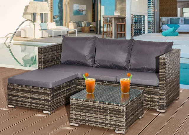 Gardenline anthracite corner sofa hotsell