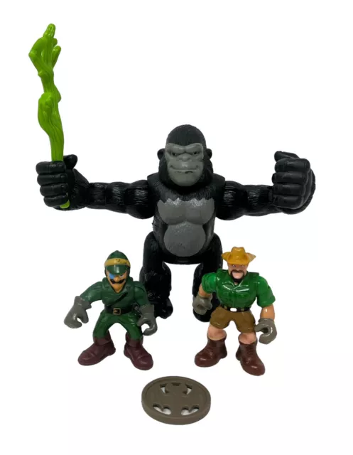 Fisher Price Imaginext Gorilla Mountain Jungle Playset Replacement Figures 5 PC Fisher Price Imaginext Gorilla Mountain Jungle Playset Replacement Figures 5 PC