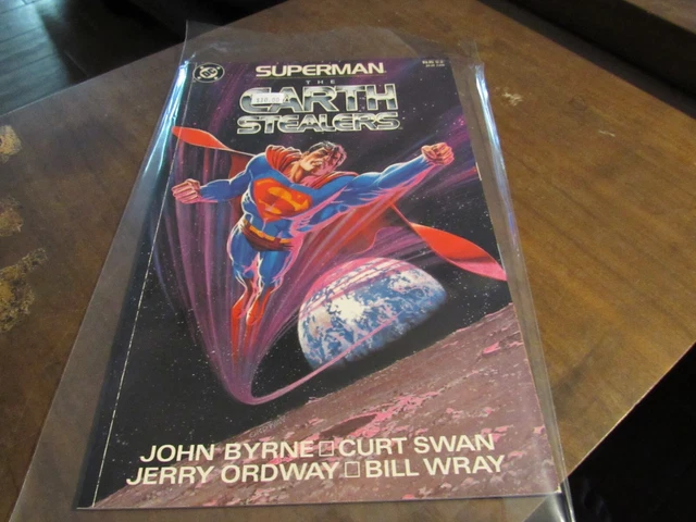 Superman For Earth & Earth Stealers DC Graphic Novel TPB Prestige Comic Book