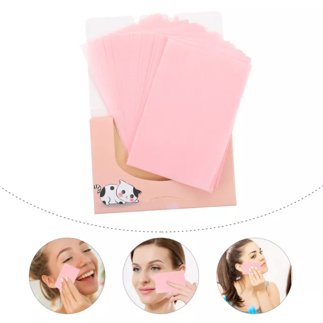 10 Boxen Öl Blotting Blätter Tissue für Gesicht Hautpflege Rosa-LF