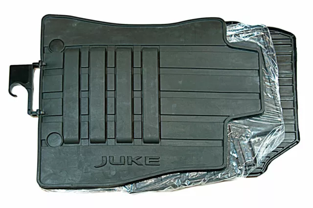 Genuine Nissan Juke Car Floor Mats Tailored Rubber Front+Rear x4 KE7581K089