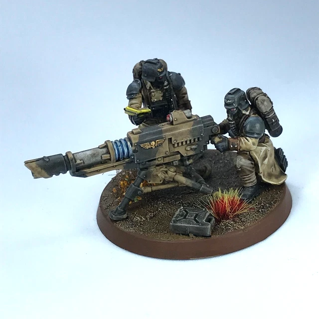 WARHAMMER 40K FORGE World FW Death Korps of Krieg 1 Lascannon Team EUR