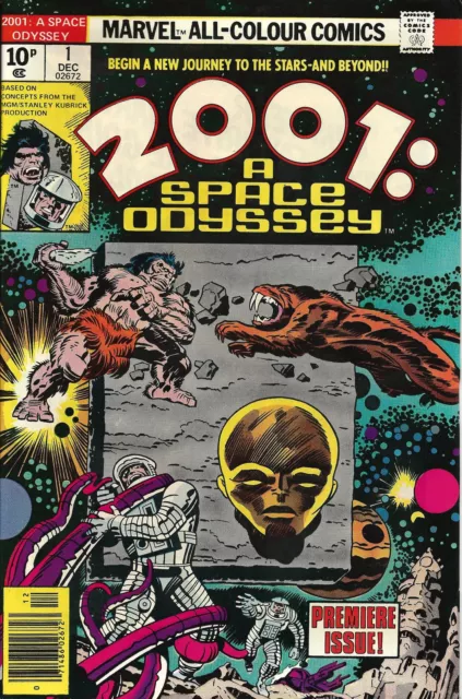 2001: A SPACE ODYSSEY #1 Premier Issue Marvel Comic (UNREAD) by Jack Kirby