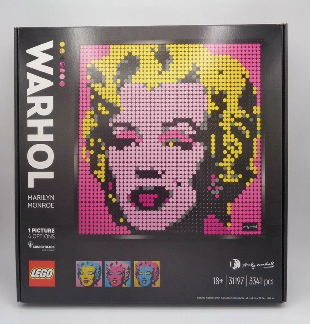 ANDY WARHOL, MARILYN Monroe, LEGO Art 31197, limitiert, OVP, EUR 139,00 ...