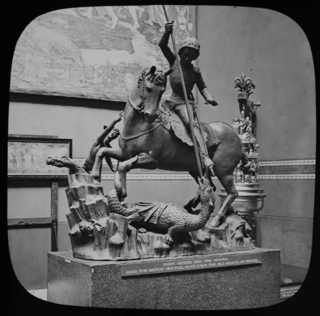Magic Lantern Slide KENSINGTON ART MUSEUM NO12 C1888 PHOTO V&A VICTORIA & ALBERT