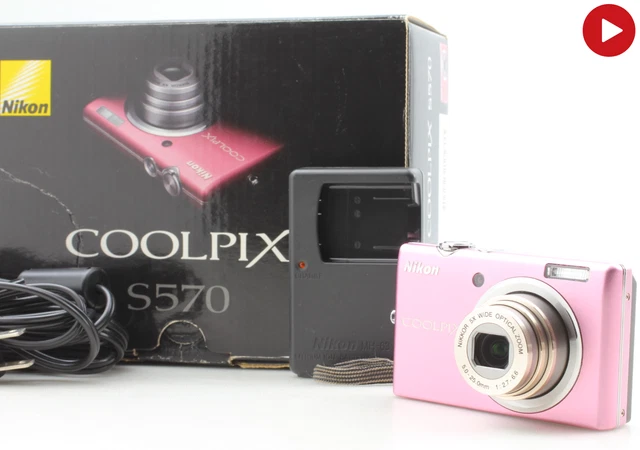 ニコン　COOLPIX S570  ボディカラー　ピンク Amazon | Nikon デジタルカメラ COOLPIX (クールピクス) S570