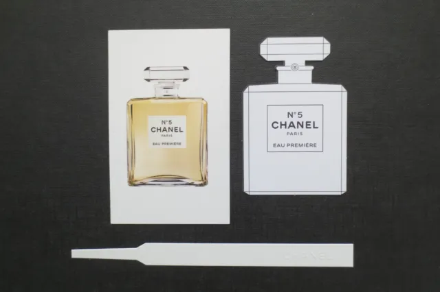 3 x Chanel Eau Premiere Perfume Fragrance Advertising Blotter Cards