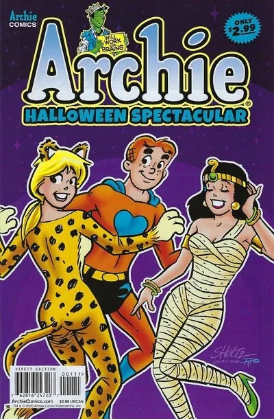 ARCHIE HALLOWEEN SPECTACULAR #1 F/VF, Archie Comics 2020 Stock Image