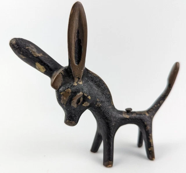 Vintage Hakuli Donkey brass Made in Israel
