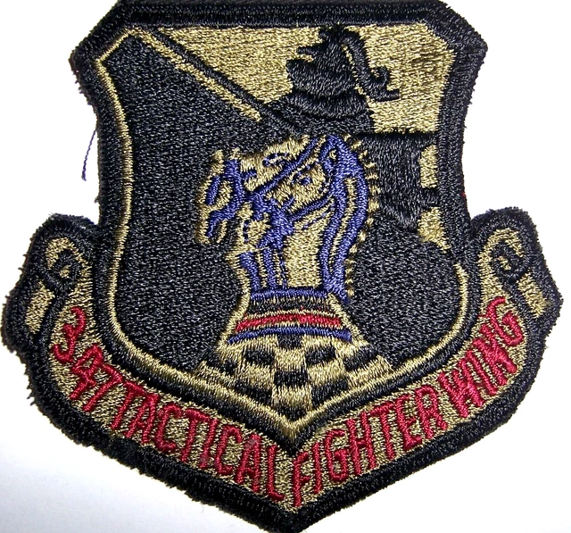 USAF, 347TH TACTICAL Fighter Wg, Moody AFB, GA Patch (Old Desig) 6.00