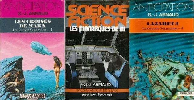 Lot série récit complet Trilogie La grande séparation G.-J. Arnaud SF