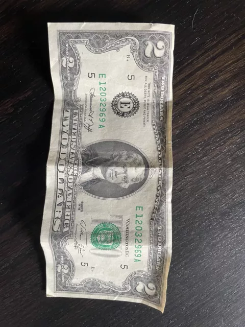 1976 Series 2 Dollar USA Federal Reserve Note