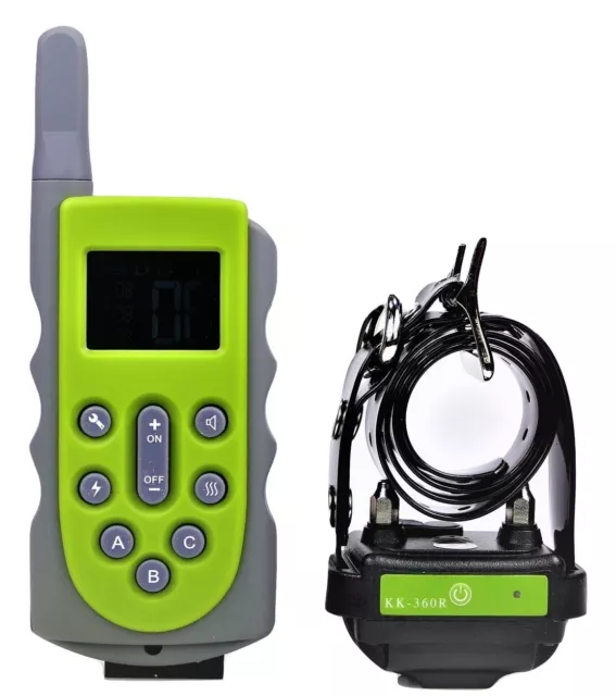 KOOLKANI® 600M Range Remote Waterproof Rechargeable 1- Dog Training Shock Collar