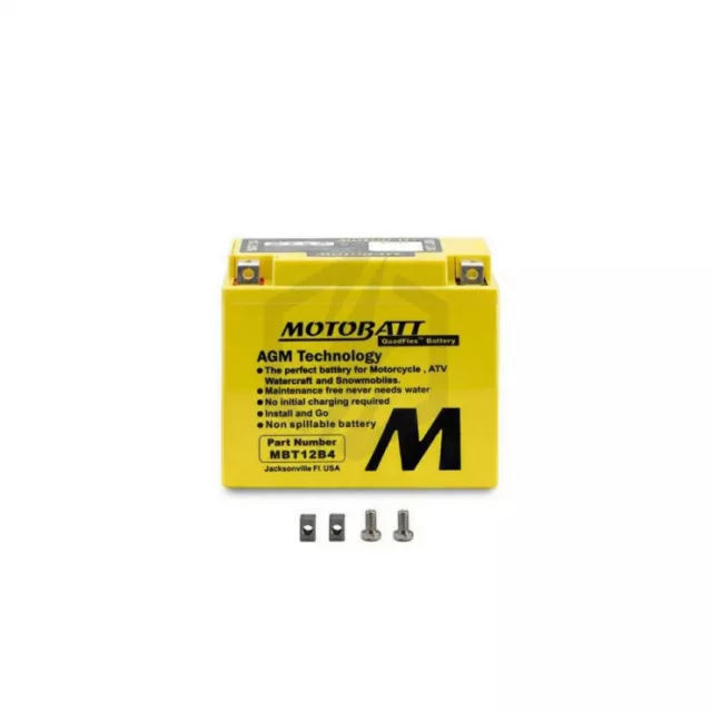 Batterie Motobatt QuadFlex AGM MB5.5U 12V 7ah 90A 12N5.5-3B