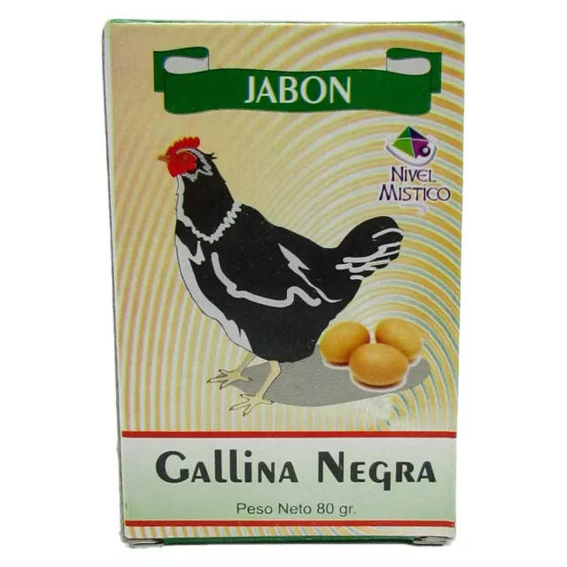 Gallina Negra Jabon Espiritual 80g / Black Hen Spiritual Cleansing Soap 2.8 oz