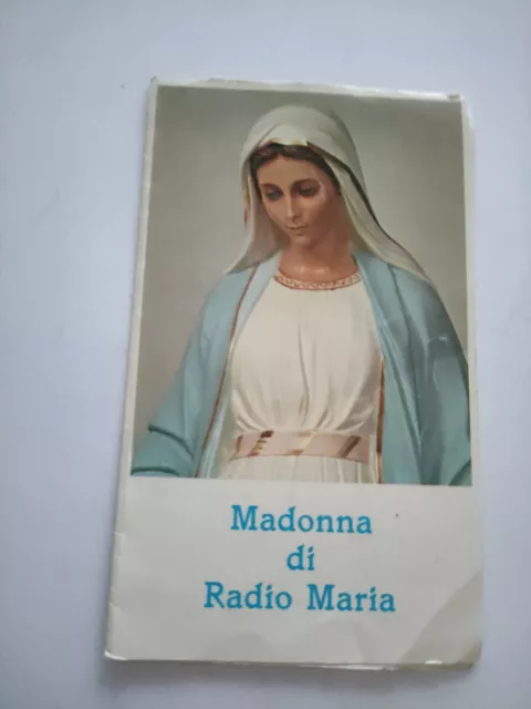 Madonna di Medjugorje radio Maria santino holy card