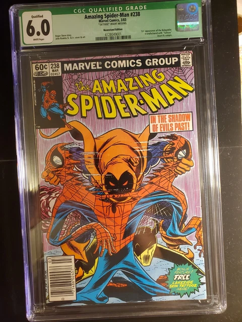 Amazing Spider-man 238 CGC 6.0, Newsstand, 1st app Hobgoblin, No Tattoos