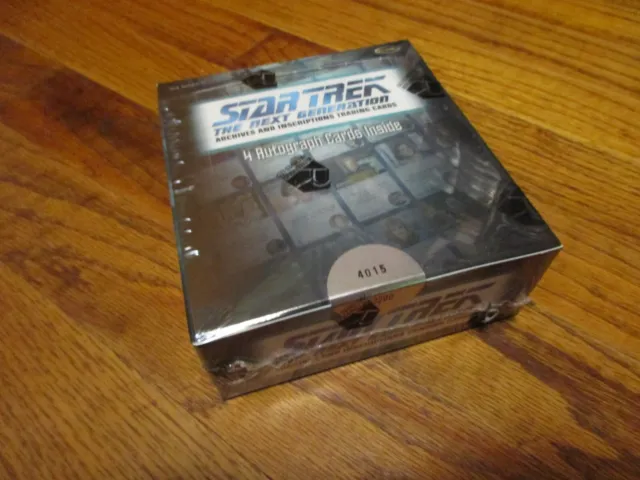 Star Trek The Next Generation Archives & Inscriptions Sealed BOX TNG and P1