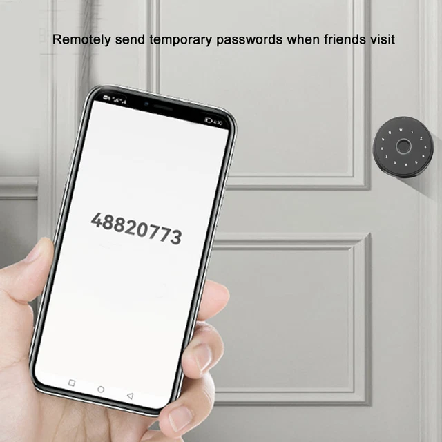 Serratura Smart FITNATE Con Impronte Digitali - Bluetooth, App Control, Per Porte Interno - Foto 7