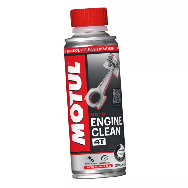 MF1746 - Motul Engine Clean Moto Additivo Pulitore Lavaggio Olio Motore 200ml